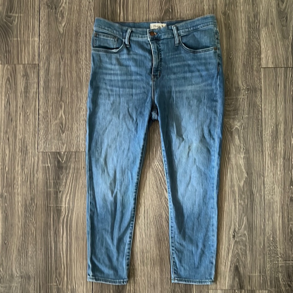 Madewell woman’s road tripper crop jeans pants petite P32 32